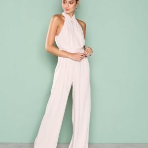 True Decadence Turtleneck Jumpsuit Stone