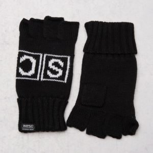 WeSC Kiril cut-off gloves black