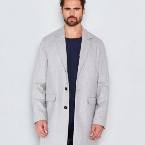 WeSC Rock wool coat grey melange