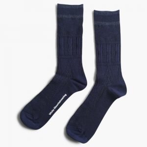 White Mountaineering Cable Woven Socks