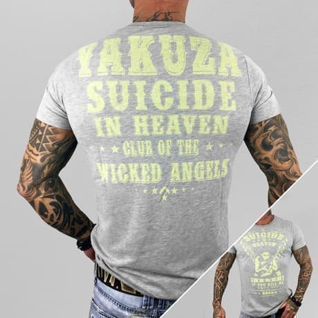 Yakuza T-paita Harmaa