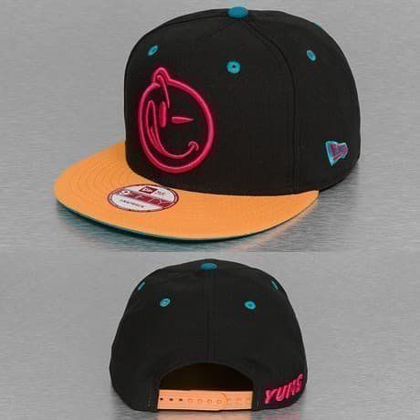 Yums Snapback Lippis Musta